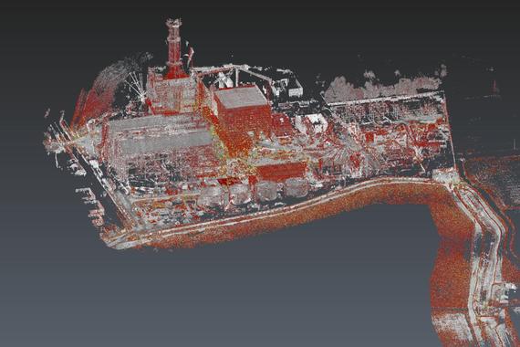 Point Cloud in scala colori riflettanza custom 